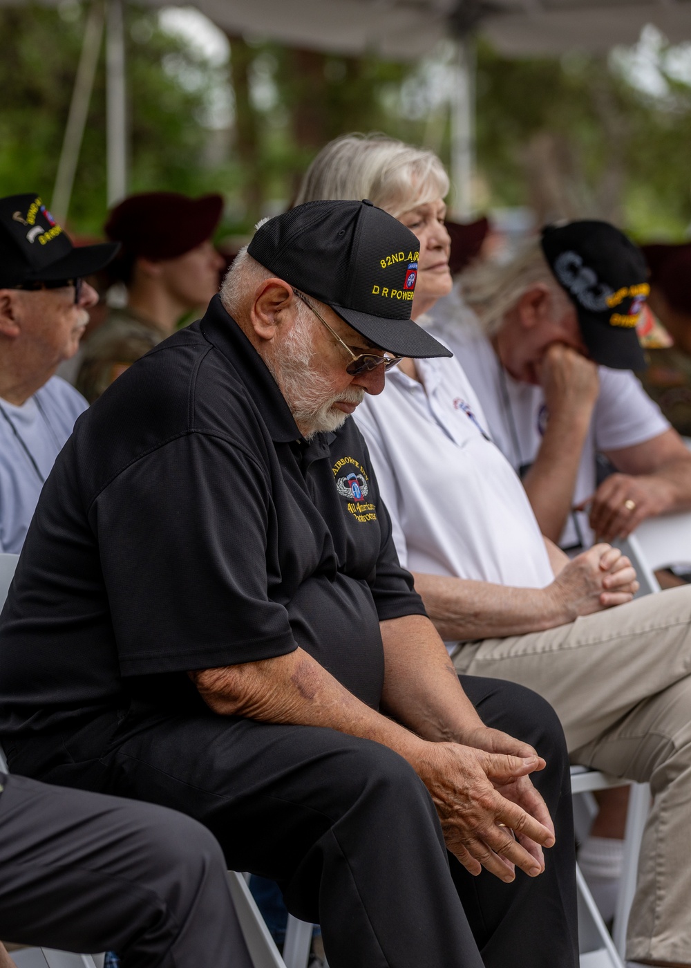 The 82nd Airborne Division honors Gold Star Families during the All American Week Memorial Ceremony