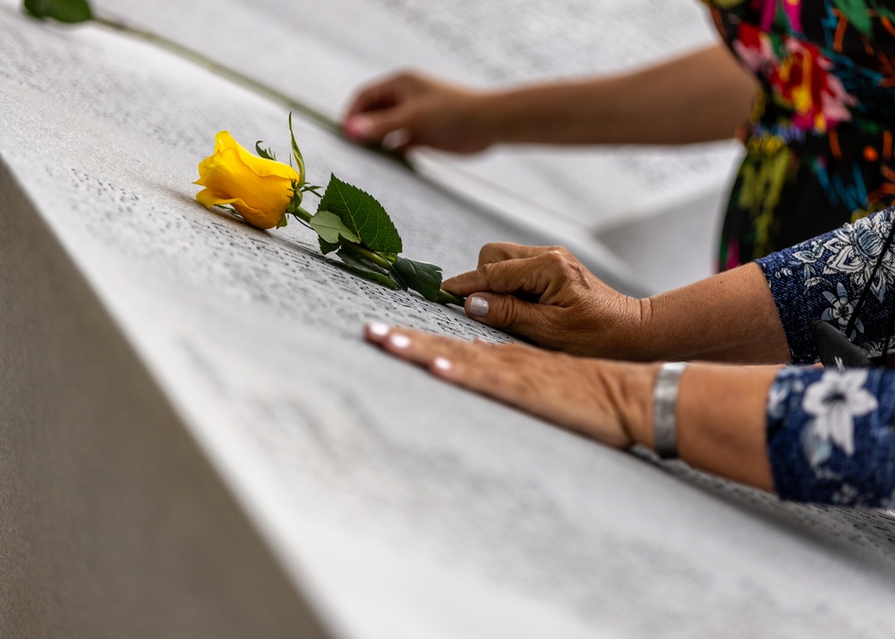 The 82nd Airborne Division honors Gold Star Families during the All American Week Memorial Ceremony
