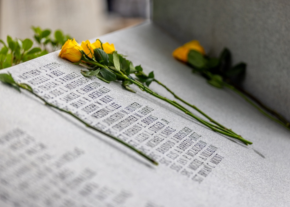 The 82nd Airborne Division honors Gold Star Families during the All American Week Memorial Ceremony