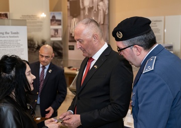 Minister of Defence of Bosnia and Herzegovina Zukan Helez Visits ANC