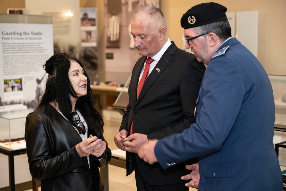 Minister of Defence of Bosnia and Herzegovina Zukan Helez Visits ANC