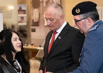 Minister of Defence of Bosnia and Herzegovina Zukan Helez Visits ANC