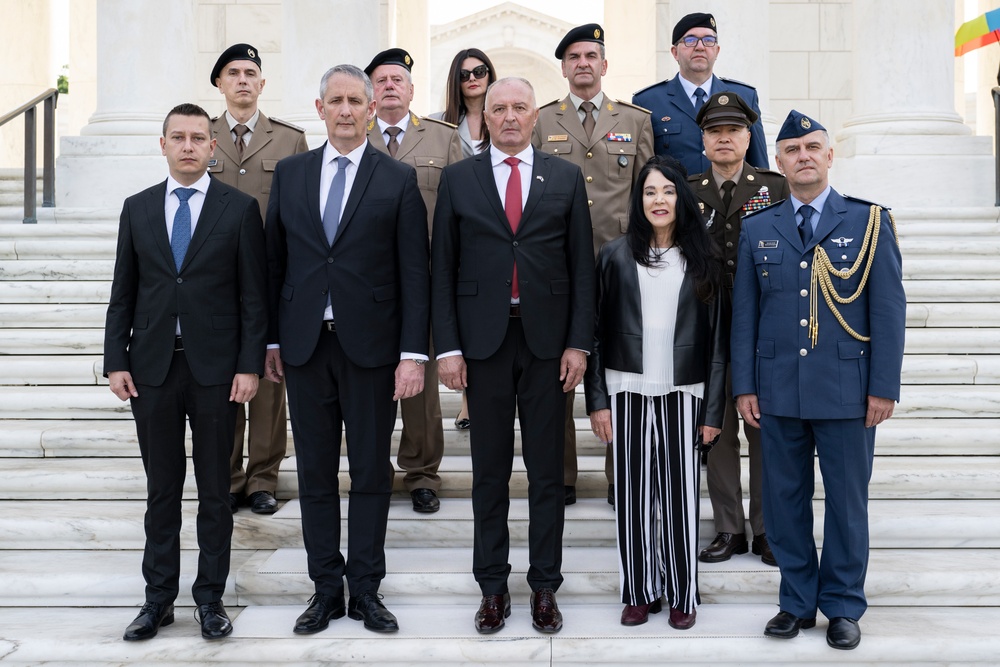 Minister of Defence of Bosnia and Herzegovina Zukan Helez Visits ANC