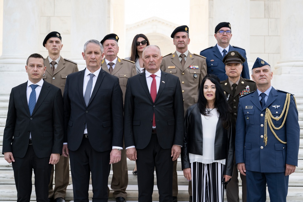 Minister of Defence of Bosnia and Herzegovina Zukan Helez Visits ANC
