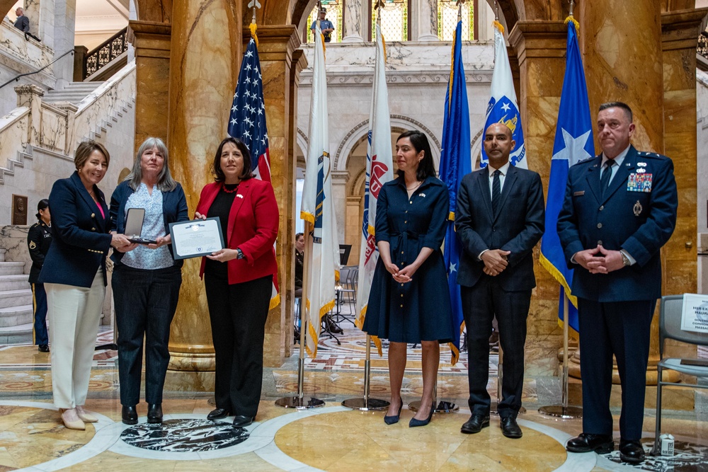 Mass Guard Honors Fallen Heroes at Memorial Day Ceremony at Mass State House