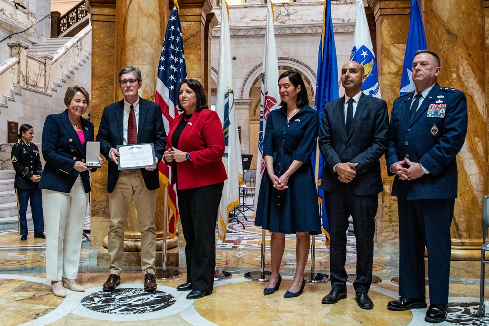 Mass Guard Honors Fallen Heroes at Memorial Day Ceremony at Mass State House