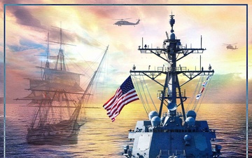 US Navy 250th Birthday Poster - 2025