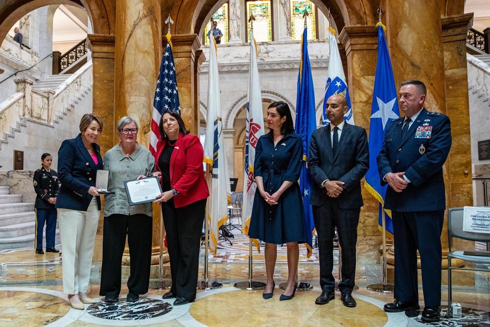 Mass Guard Honors Fallen Heroes at Memorial Day Ceremony at Mass State House