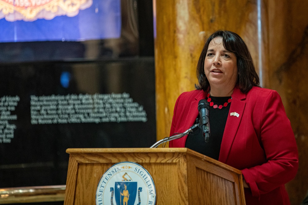 Mass Guard Honors Fallen Heroes at Memorial Day Ceremony at Mass State House