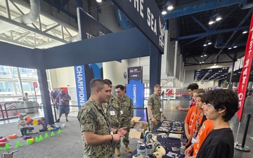 Unmanned Undersea Vehicle Group 1 Sailors Participate in FIRST Robotics Competition, Inspiring Future Innovators