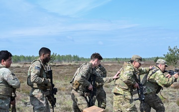Swift Response 25: Sky Soldiers Conduct a Blank Fire Exercise