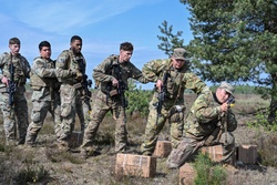 Swift Response 25: Sky Soldiers Conduct a Blank Fire Exercise [Image 2 of 35]