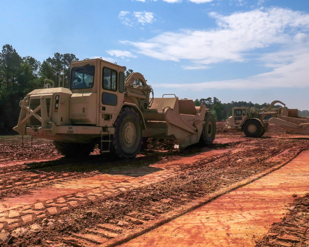 Guard Engineers Enhance McCormick Airport While Gaining Valuable Training