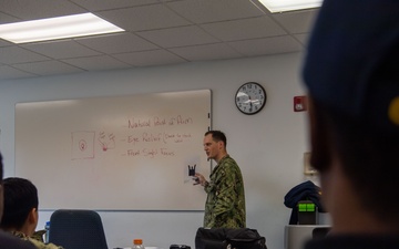 USS Ronald Reagan (CVN 76) Sailors qualify at the range