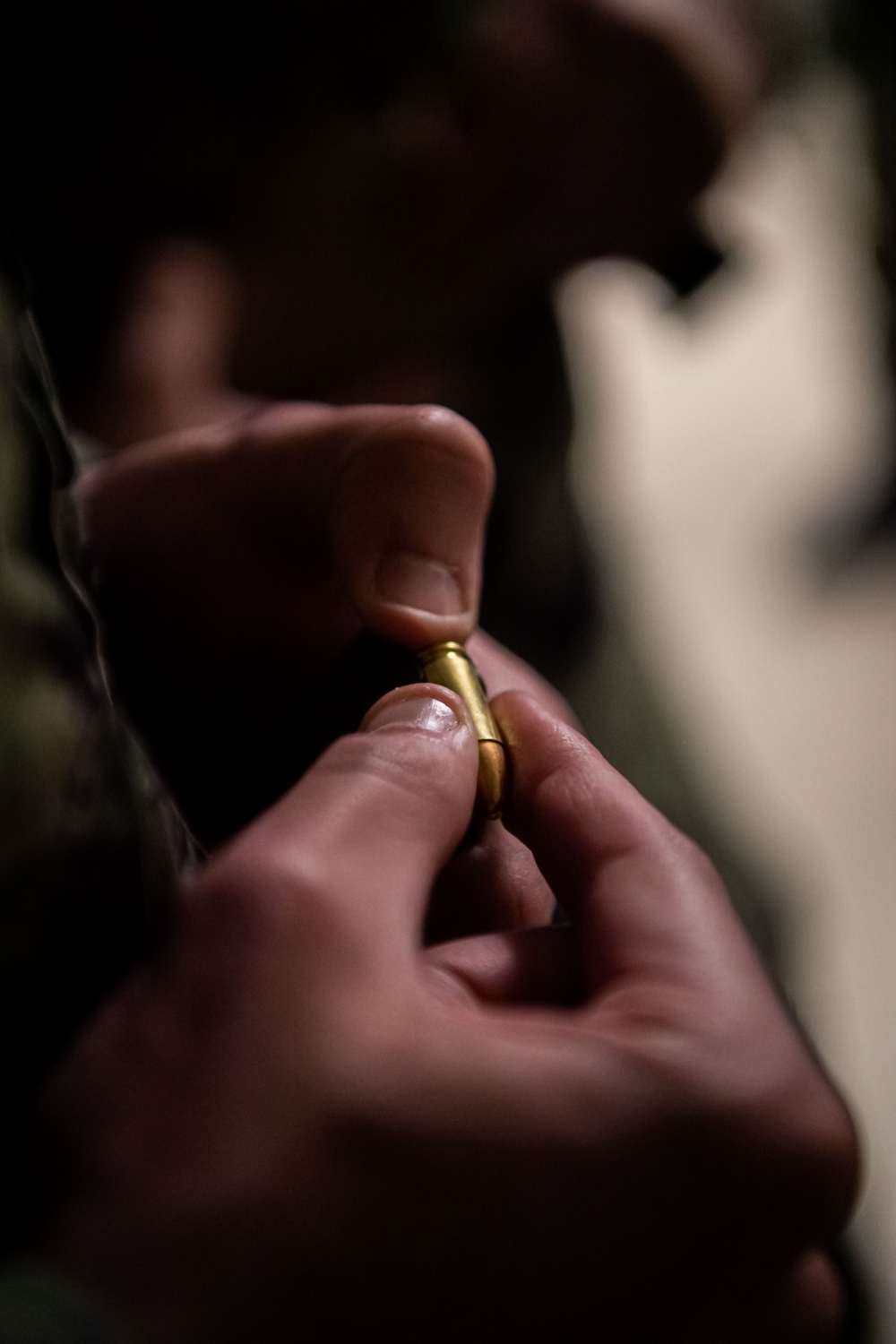 USS Ronald Reagan (CVN 76) Sailors qualify at the range