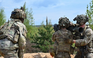 Swift Response 25: Sky Soldiers Conduct a Blank Fire Exercise