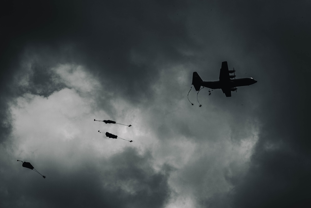 XVIII Airborne Corps Paratroopers Take to the Skies at Fort Bragg