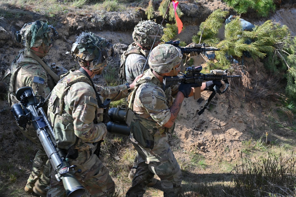 Swift Response 25: Sky Soldiers Conduct a Live Fire Exercise