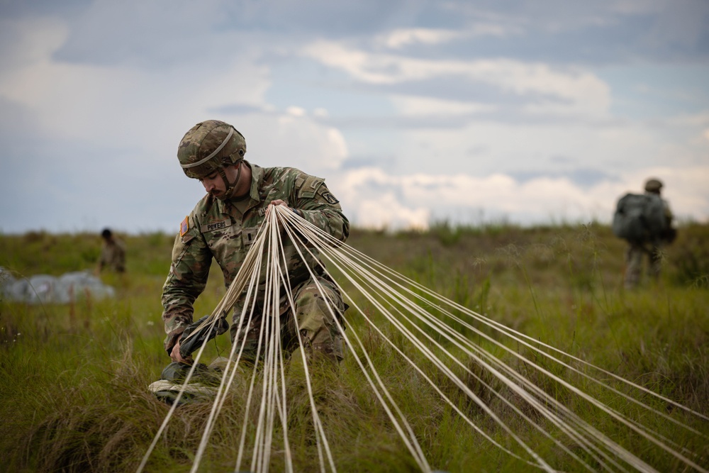 XVIII Airborne Corps Paratroopers Take to the Skies at Fort Bragg