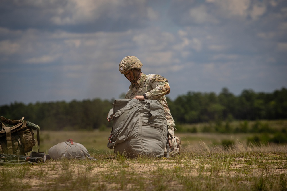 XVIII Airborne Corps Paratroopers Take to the Skies at Fort Bragg