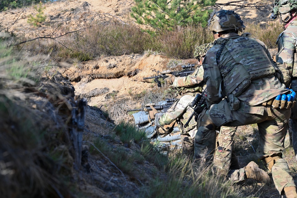 Swift Response 25: Sky Soldiers Conduct a Live Fire Exercise