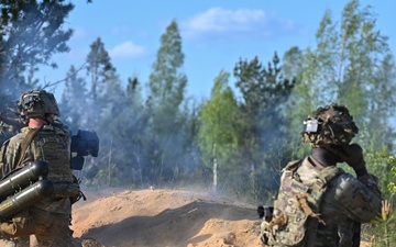 Swift Response 25: Sky Soldiers Conduct a Live Fire Exercise