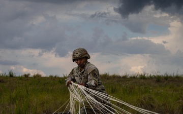 XVIII Airborne Corps Paratroopers Take to the Skies at Fort Bragg