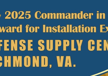 DSCR earns national recognition with 2025 Commander in Chief’s Excellence Award