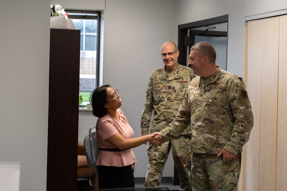 Senator Young's Regional Director Visits 181st Intelligence Wing
