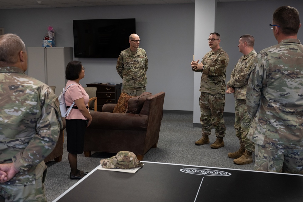 Senator Young's Regional Director Visits 181st Intelligence Wing