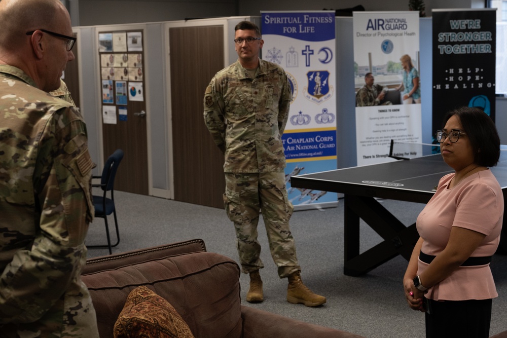 Senator Young's Regional Director Visits 181st Intelligence Wing