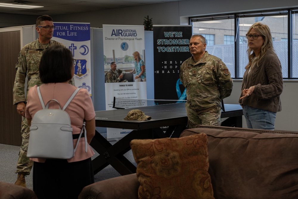 Senator Young's Regional Director Visits 181st Intelligence Wing
