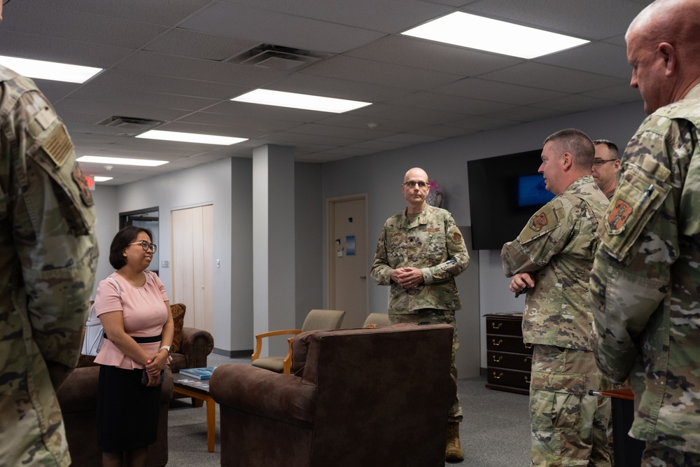 Senator Young's Regional Director Visits 181st Intelligence Wing