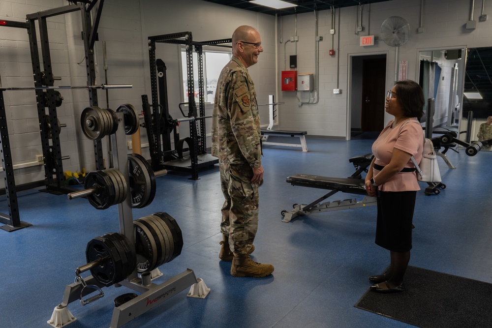 Senator Young's Regional Director Visits 181st Intelligence Wing