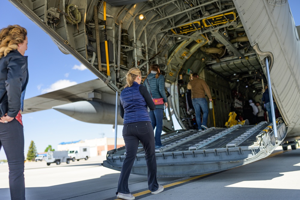 Leadership Wyoming 2025 class tours Wyoming National Guard facilities