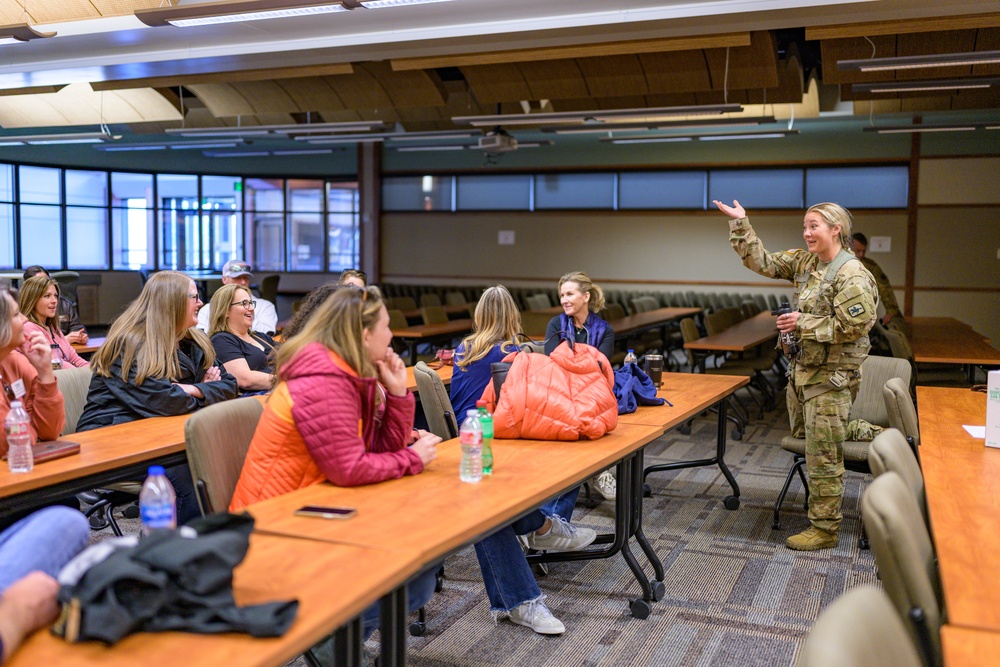 Leadership Wyoming 2025 class tours Wyoming National Guard facilities