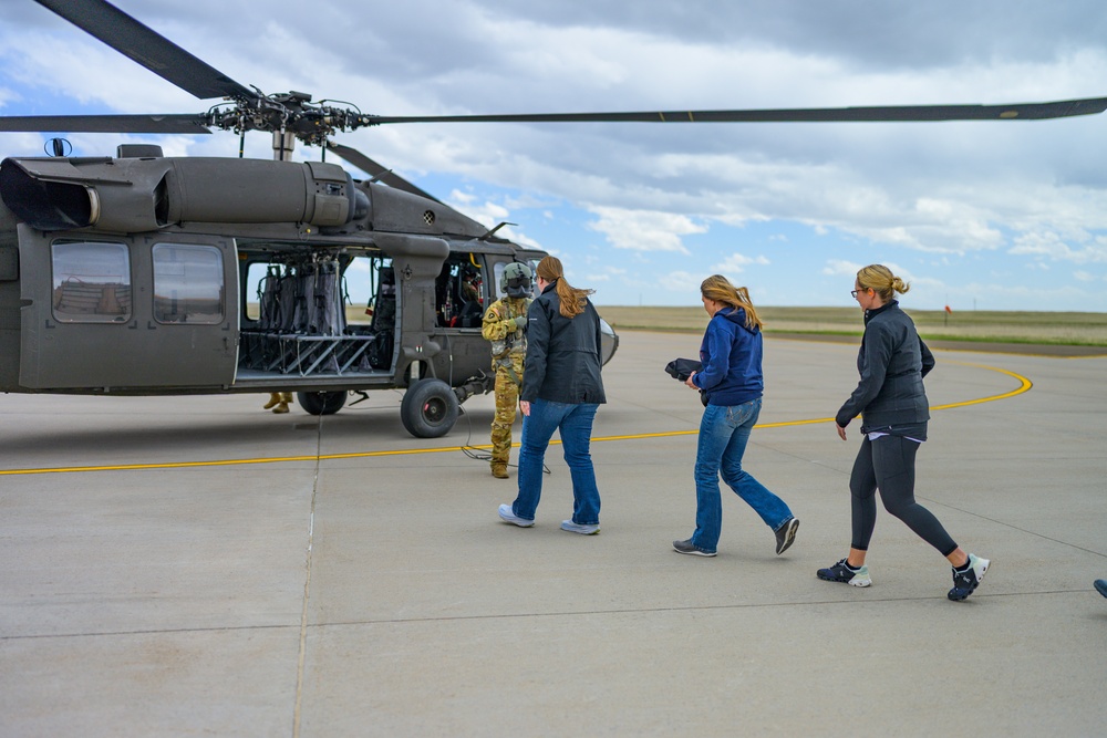 Leadership Wyoming 2025 class tours Wyoming National Guard facilities