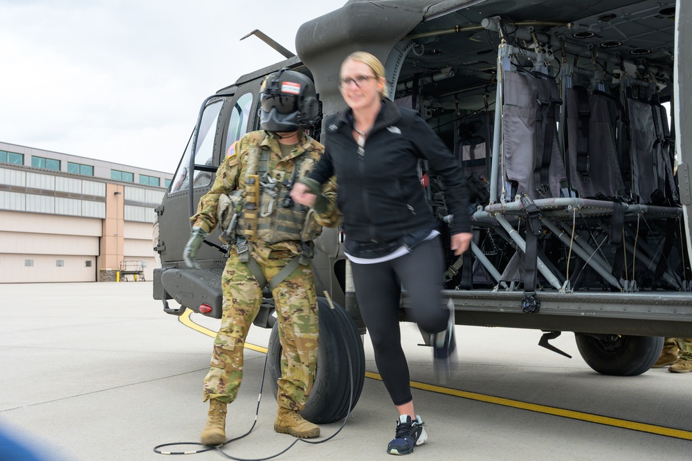 Leadership Wyoming 2025 class tours Wyoming National Guard facilities
