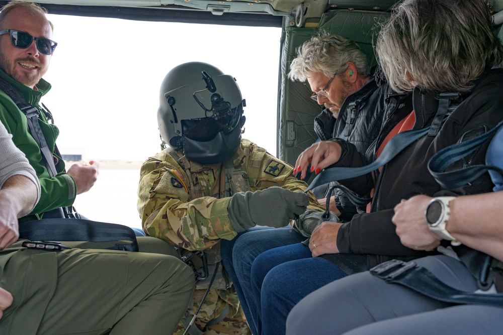 Leadership Wyoming 2025 class tours Wyoming National Guard facilities