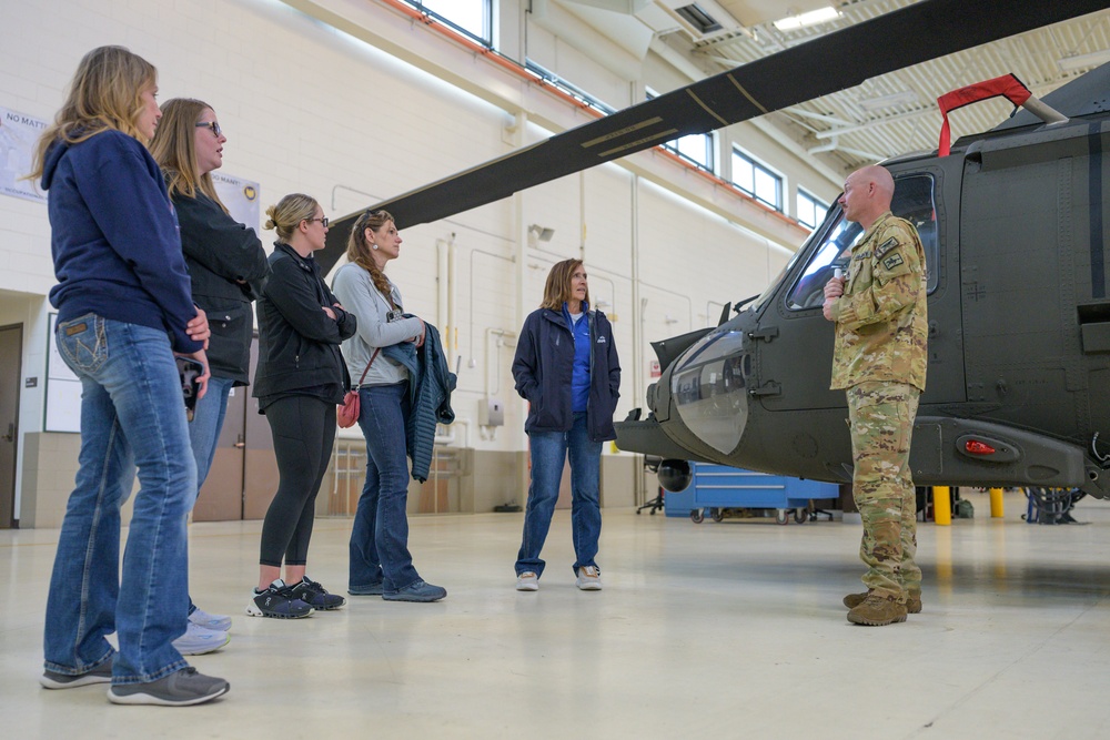 Leadership Wyoming 2025 class tours Wyoming National Guard facilities