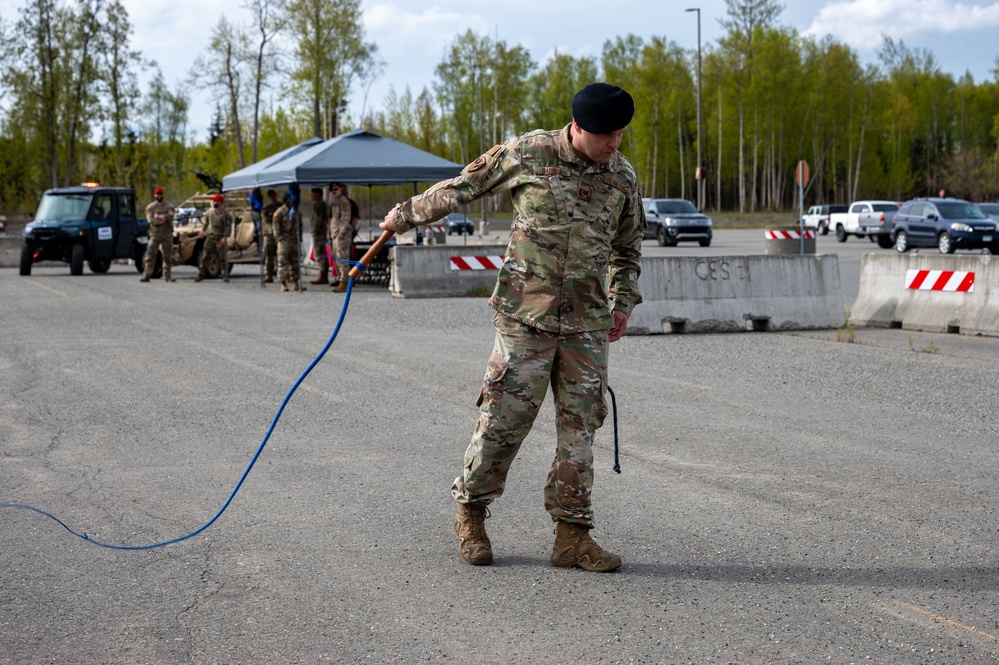 673d SFS Military Working Dog demonstration
