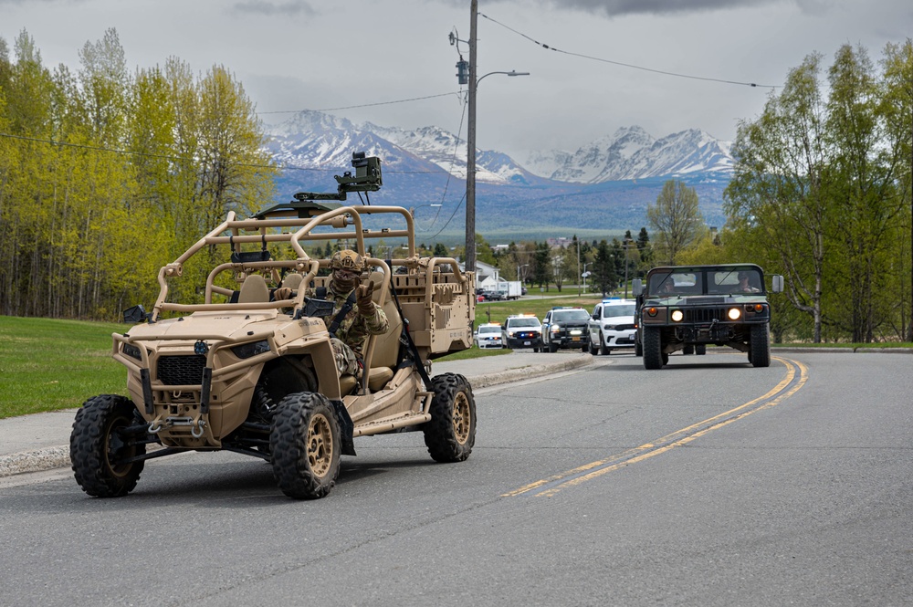 673d SFS Military Working Dog demonstration