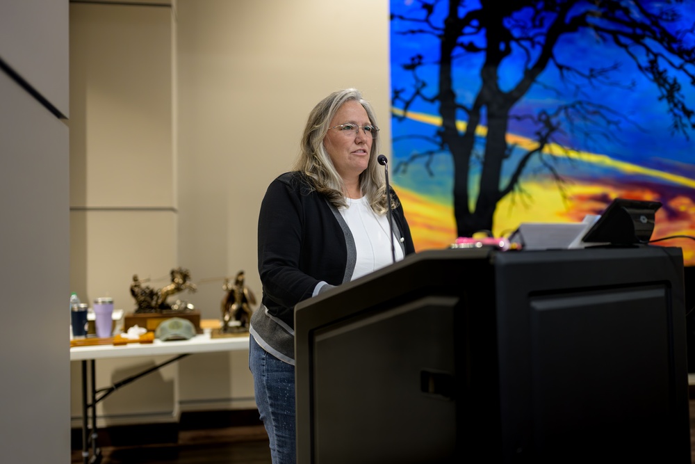 Wyoming Adjutant General presents service awards at Camp Guernsey