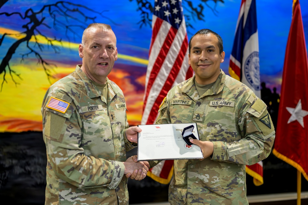 Wyoming Adjutant General presents service awards at Camp Guernsey