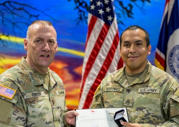 Wyoming Adjutant General presents service awards at Camp Guernsey