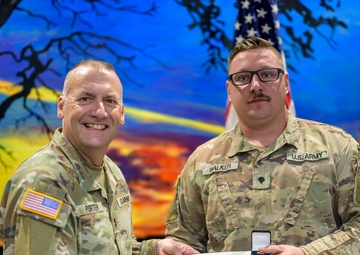 Wyoming Adjutant General presents service awards at Camp Guernsey
