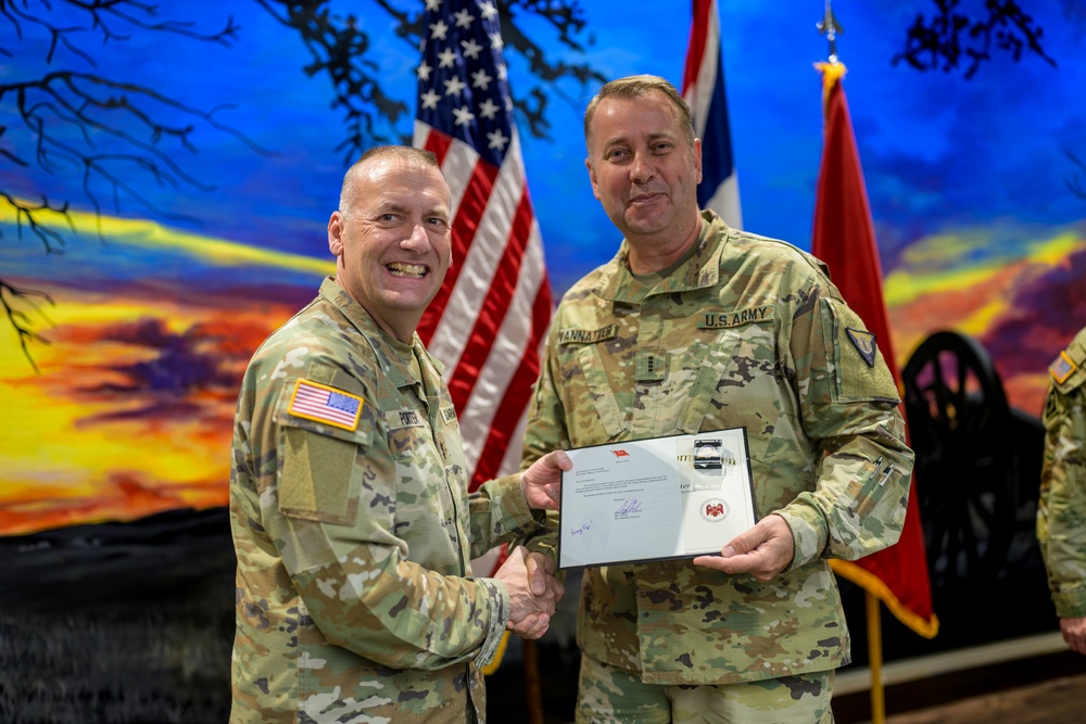 Wyoming Adjutant General presents service awards at Camp Guernsey