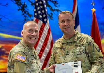 Wyoming Adjutant General presents service awards at Camp Guernsey
