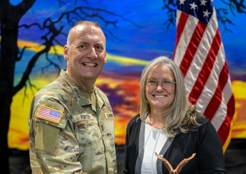 Wyoming Adjutant General presents service awards at Camp Guernsey