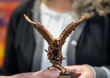 Wyoming Adjutant General presents service awards at Camp Guernsey